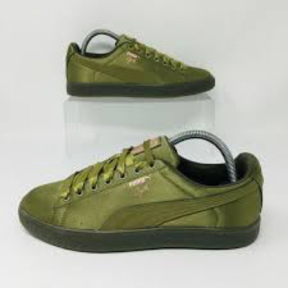 Big Kids Puma Clyde Satin Jr. 6.5